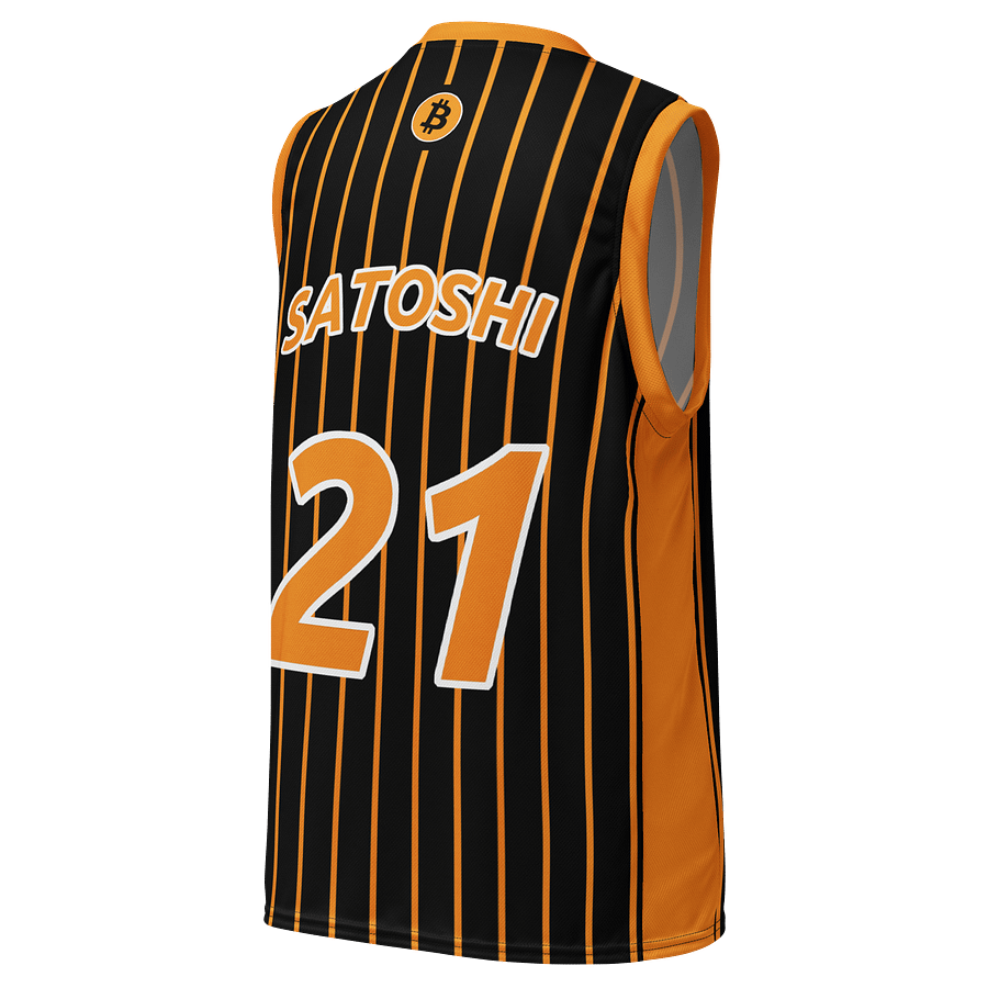 Satoshi Bitcoin Jersey (Black) product image (3)
