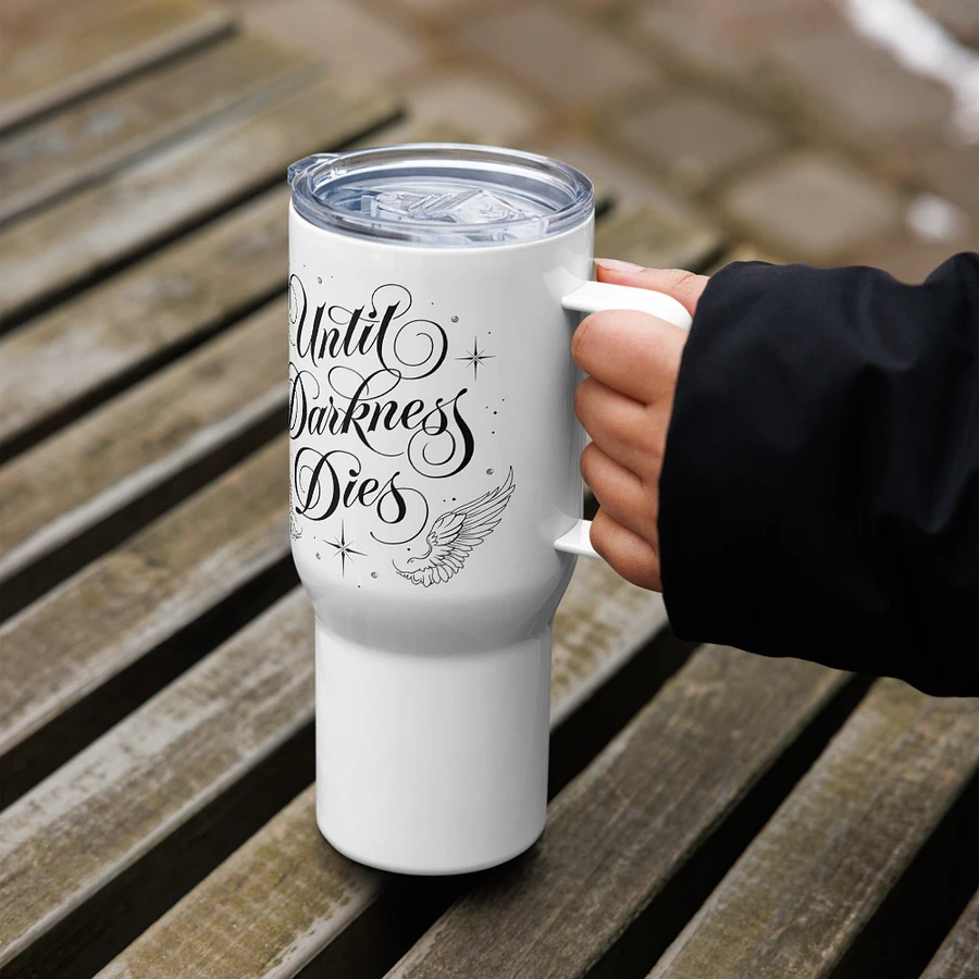 Until Darkness Dies (wings design) Travel Mug product image (16)