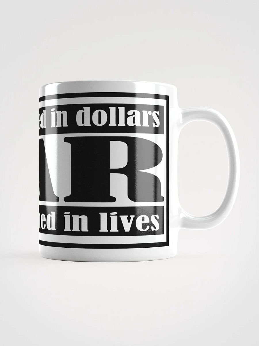 The Cost Of War - White Glossy Mug product image (1)