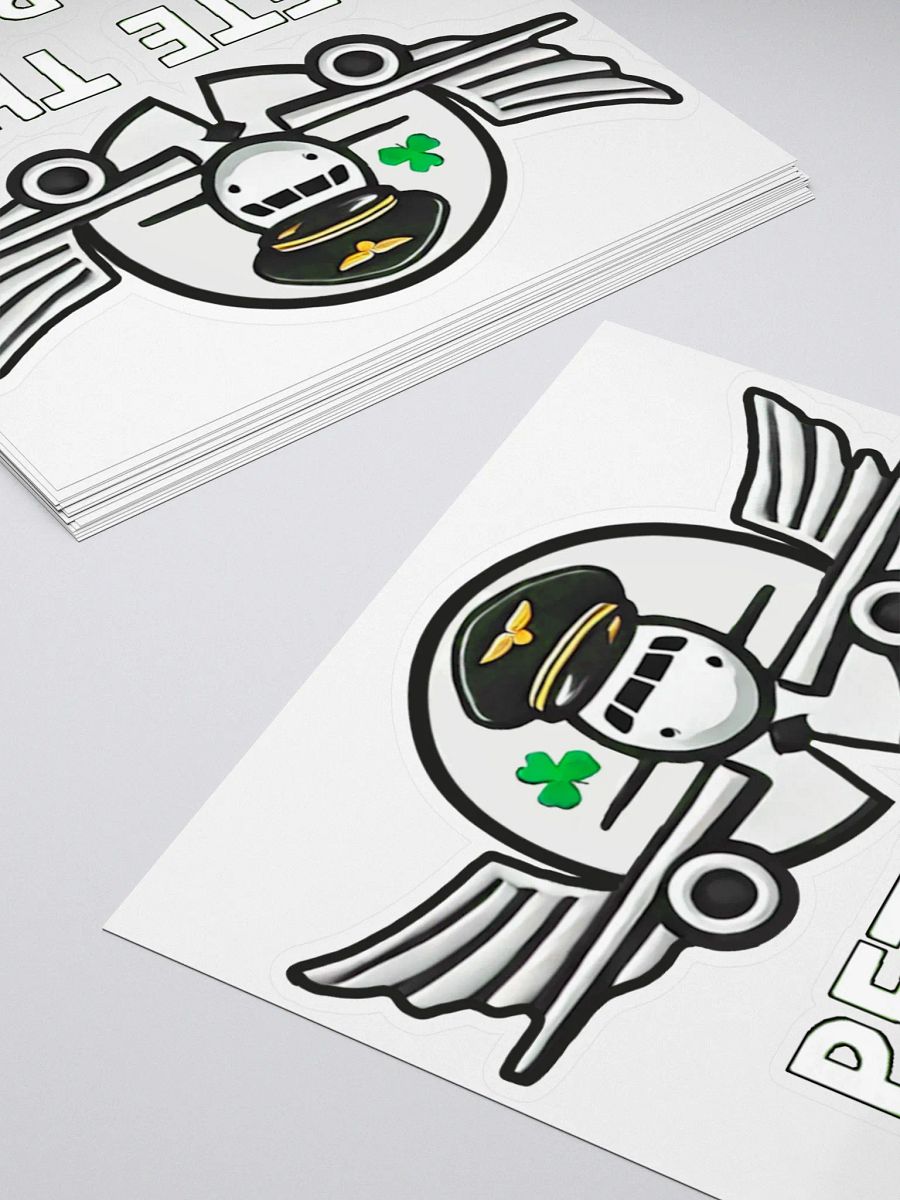 Logo White Stickers product image (4)