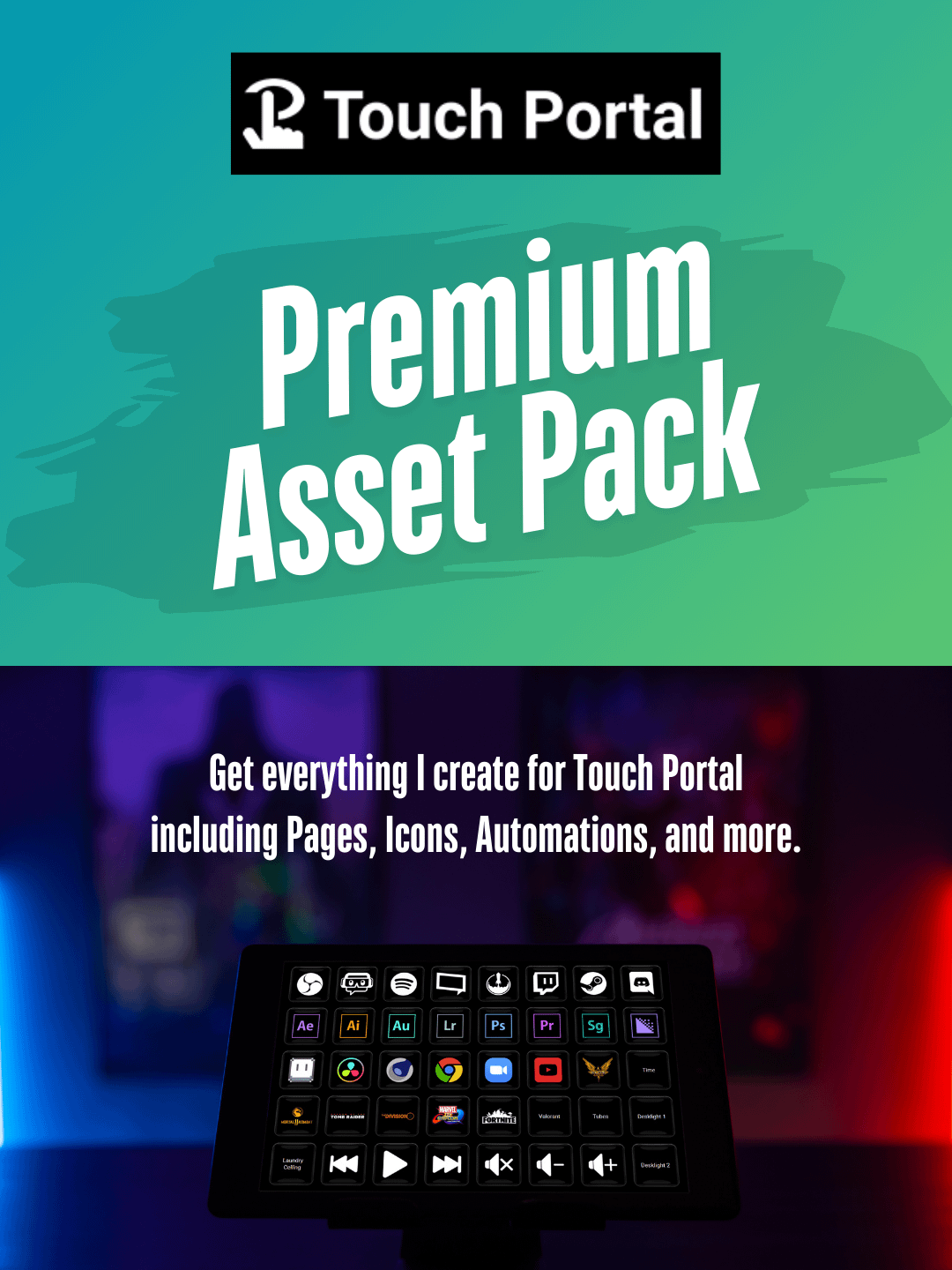 Touch Portal Premium Assets Pack product image (1)