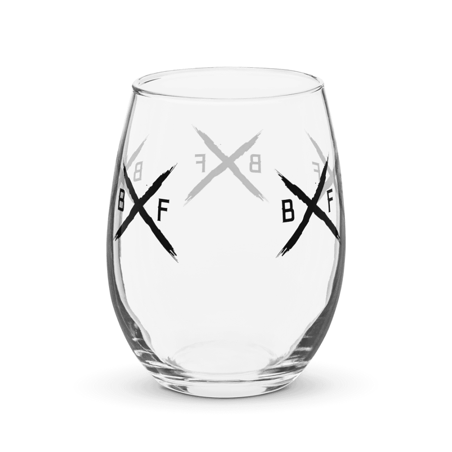 Black Flag Dodgeball Club Wine Glass product image (3)