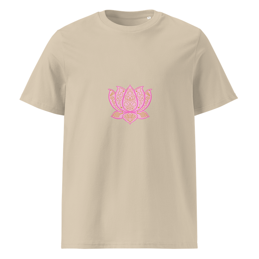 Golden Lotus Unisex Organic T-Shirt product image (1)