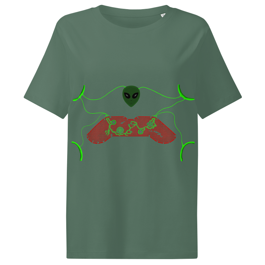 Neon Alien Tech Controller Women's T-Shirt product image (1)