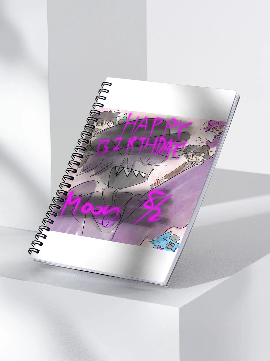 Happy Birthday Moon 2025 notebook product image (3)