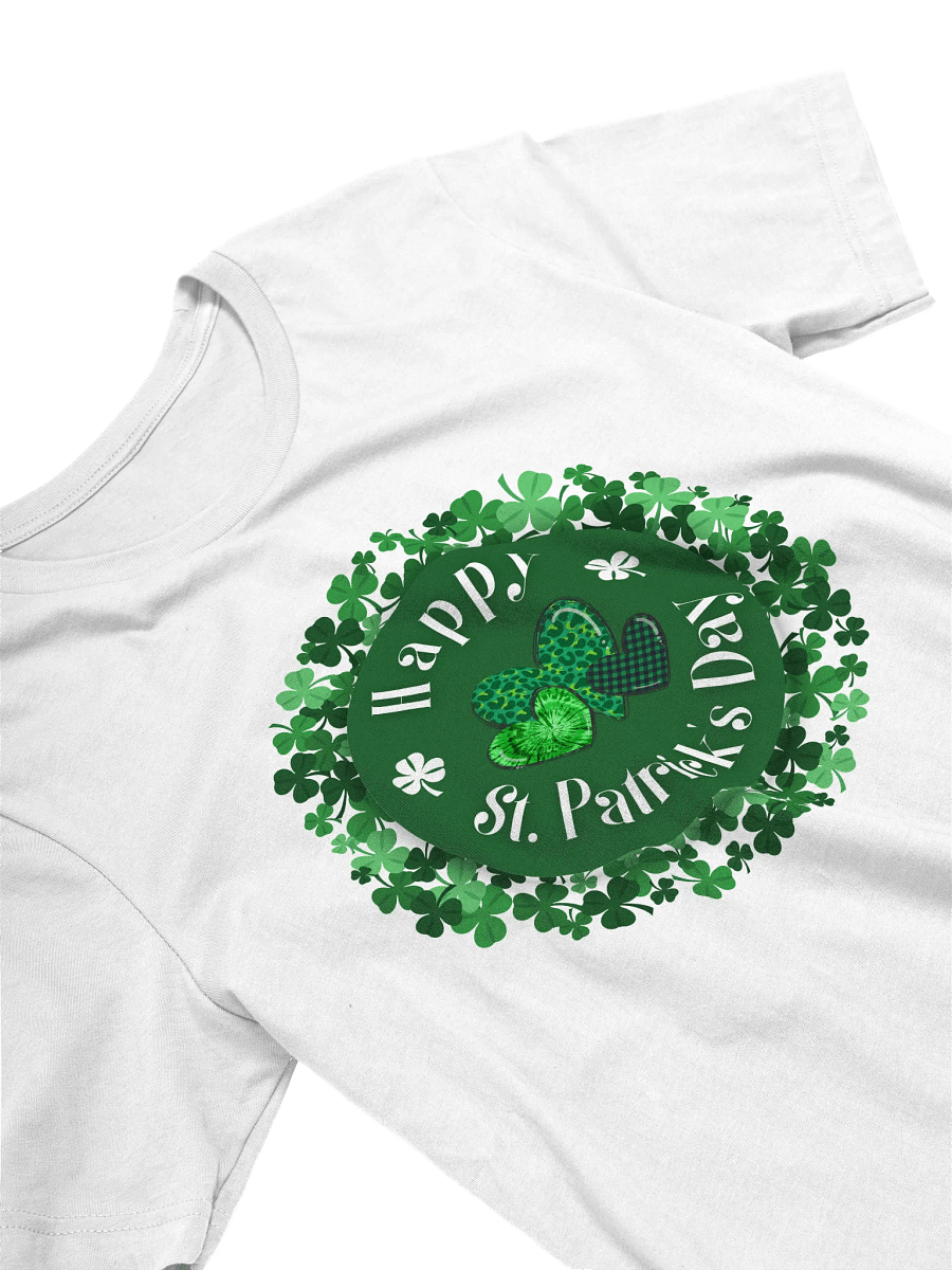 Happy St. Patrick's Day Clover Design T-Shirt product image (3)