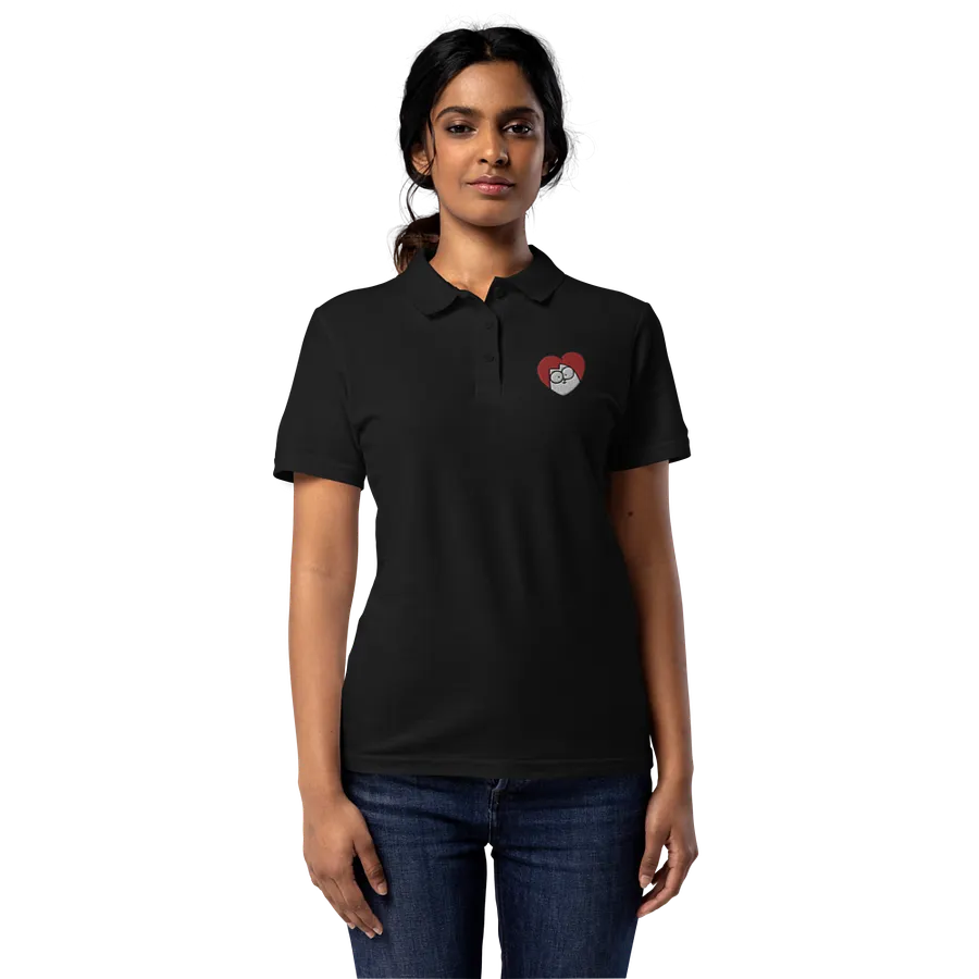 Heart polo on sale shirt