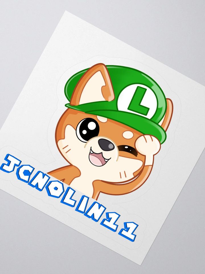 Luigi Cap Sticker product image (2)