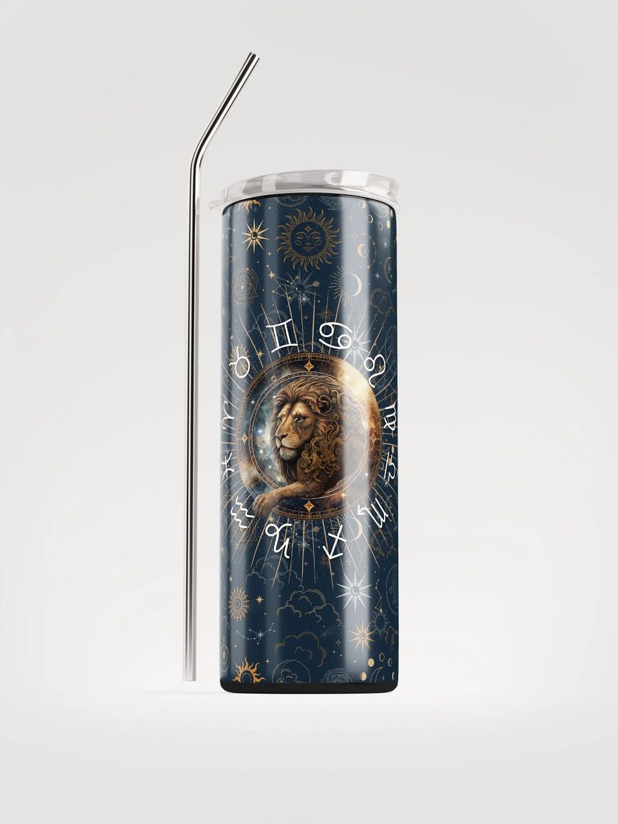 Leo Zodiac Stainless Steel Tumbler | Eco-Friendly Design! product image (1)