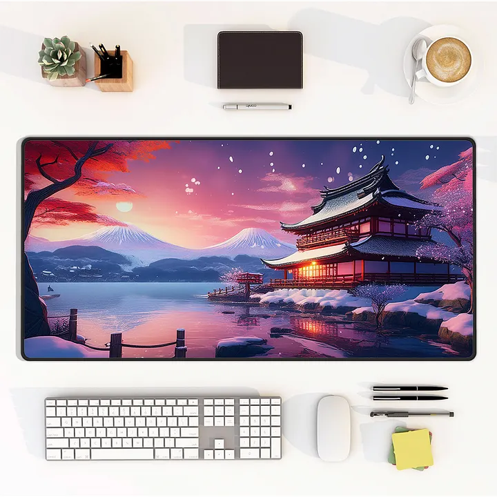 Sunset Serenity Large Desk Mat (15.5 x 31.5) product image (1)