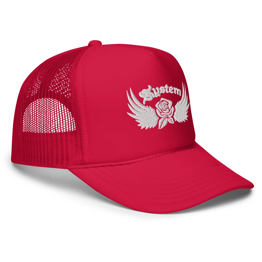 System Trucker Hat (Red) product image (3)