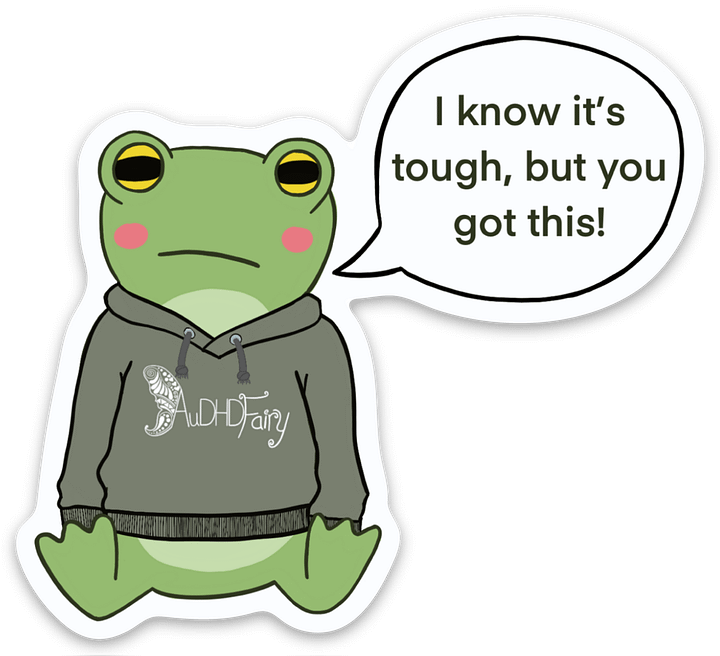Hoodie Frog Sticker product image (1)