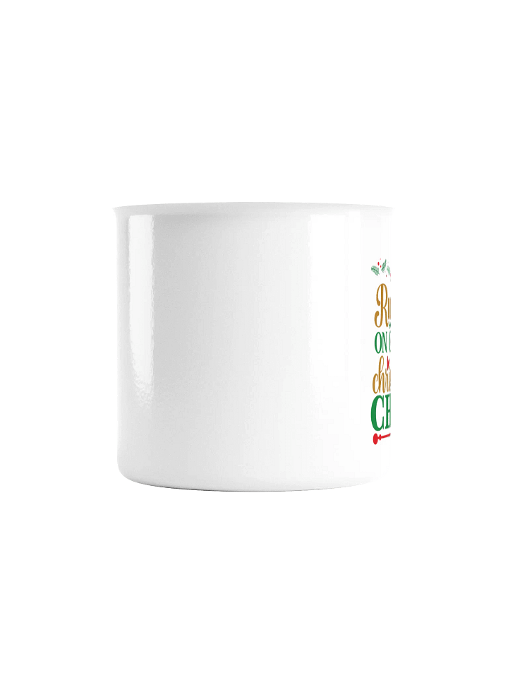 Christmas Cheer Enamel Mug - Left Handed product image (2)