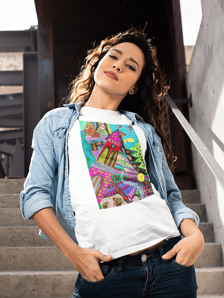 Abstract Tower Moment Unisex Tee product image (2)