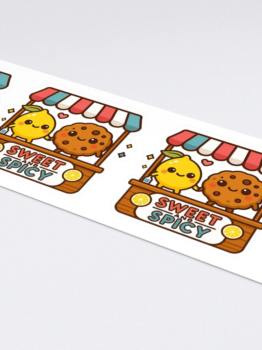 Sweet and Spicy Kiss Cut Stickers (Set of 4) product image (4)
