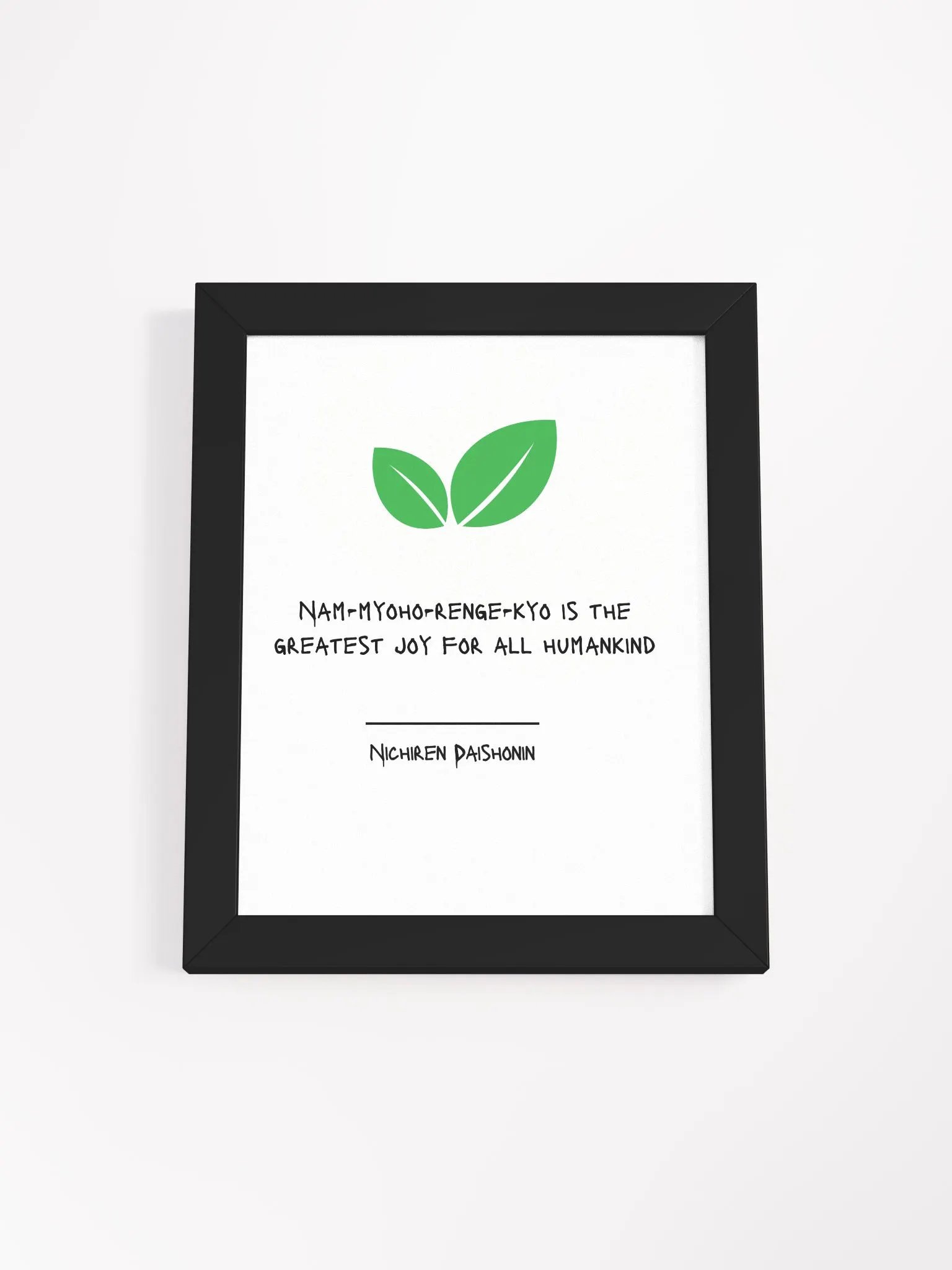 Nam-Myoho-Renge-Kyo is the Greatest Joy Wall Art. product image (1)