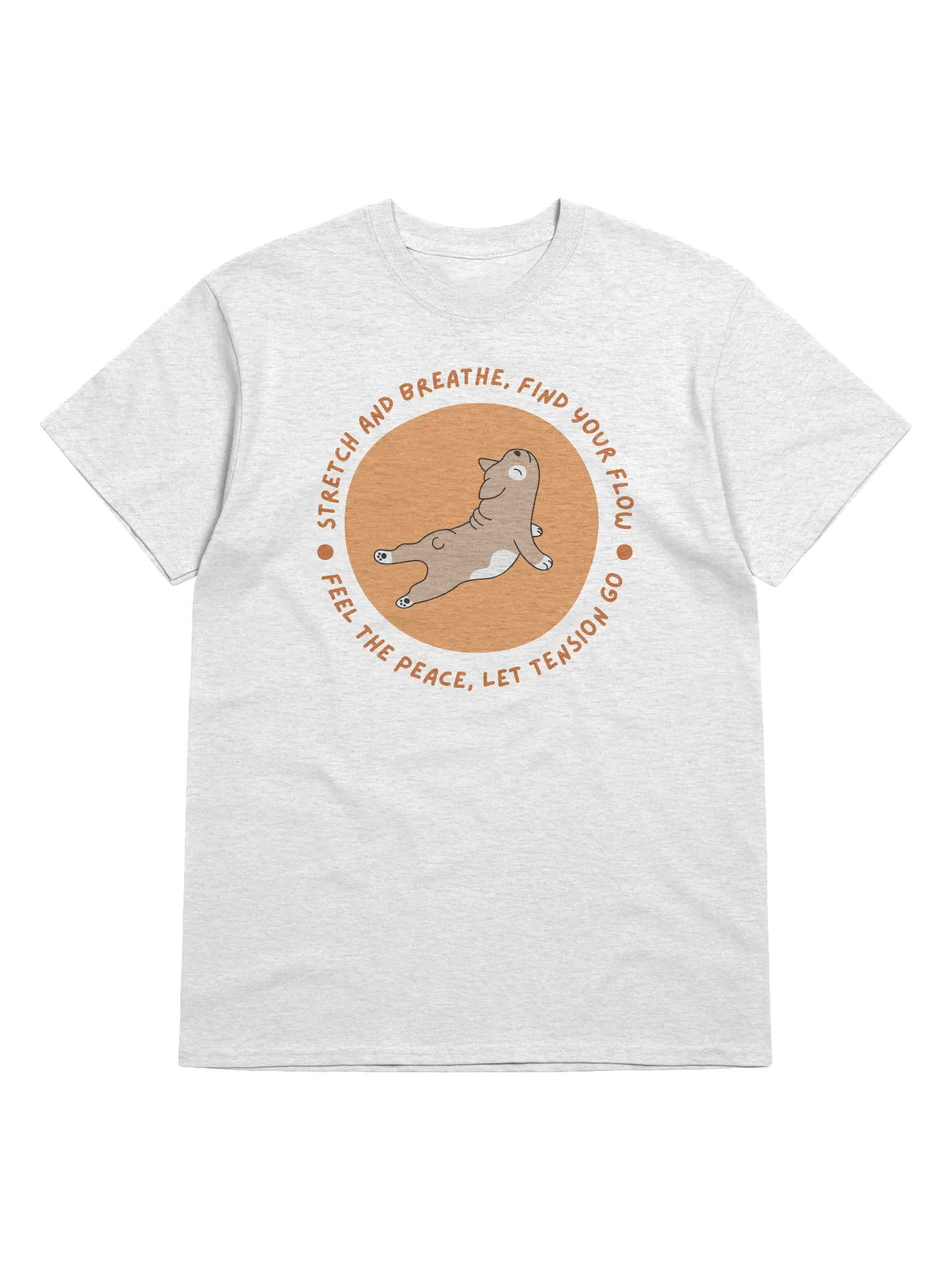 Pug Yoga Flow T-Shirt: Stretch and Breathe product image (1)