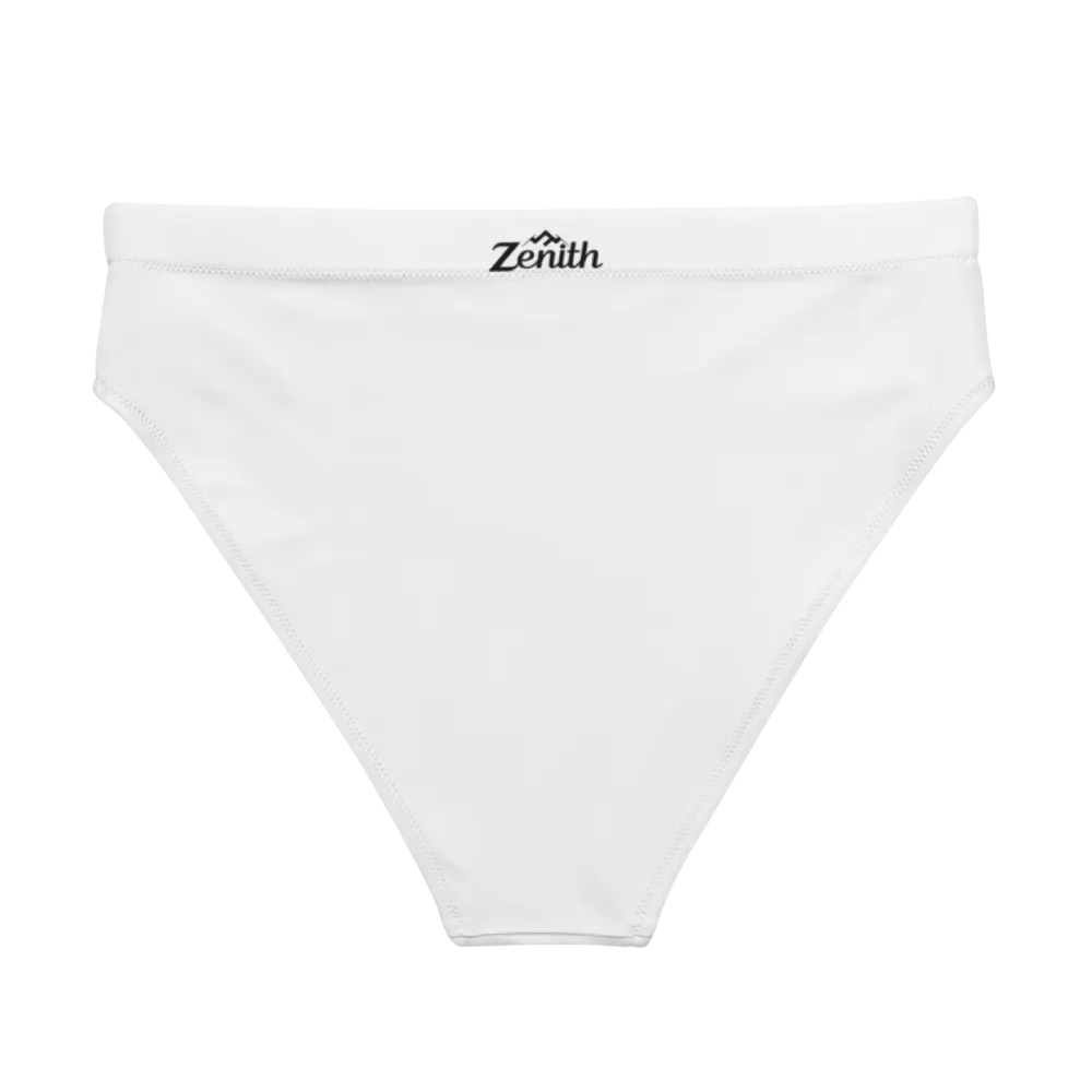 Zenith Eco-Friendly High-Waisted Bikini Bottom - Recycled Polyester, Sizes 2XS-6XL product image (2)