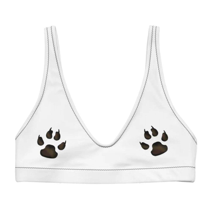 Pawsome Recycled Bikini Top product image (1)