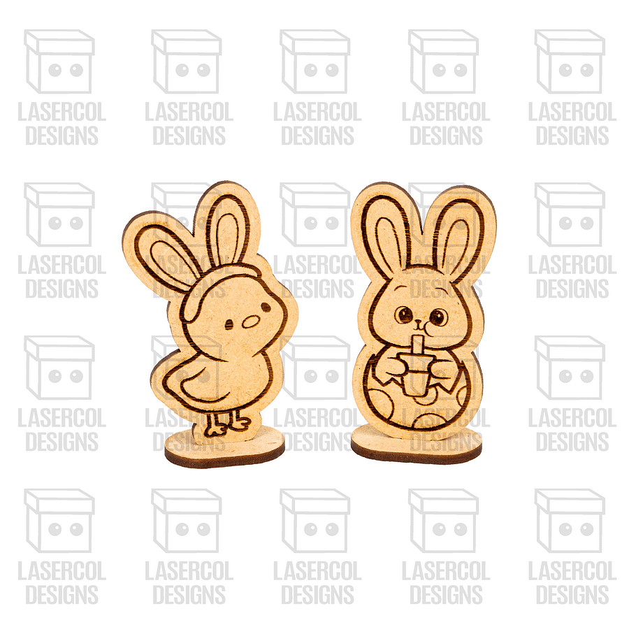 Easter Cutouts With Base Set 6 - Laser Cut Files product image (7)