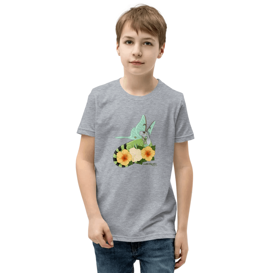 Luna Moth Iguana YOUTH t-shirt product image (16)
