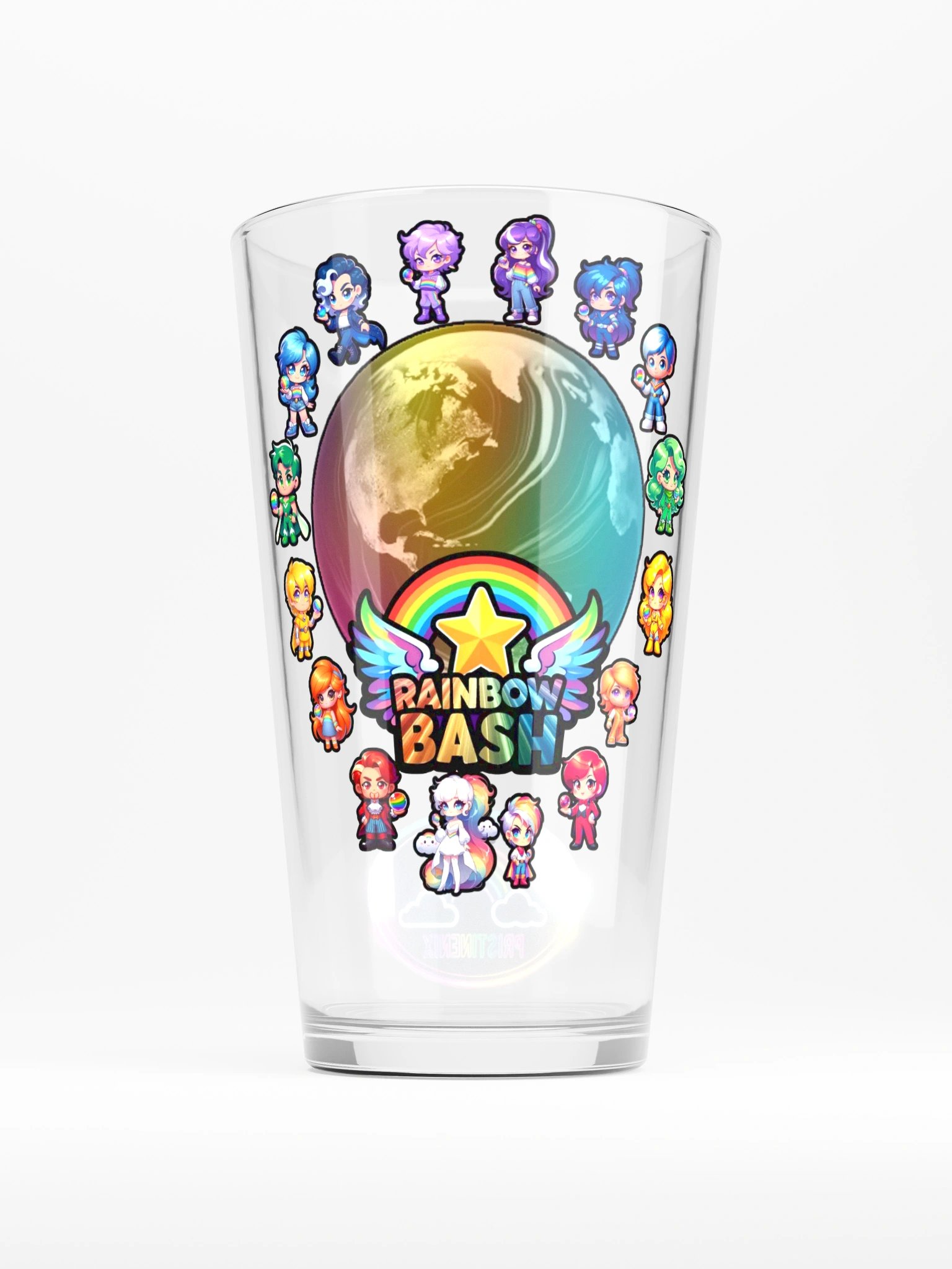 Rainbow Bash Skydrate Glass product image (1)