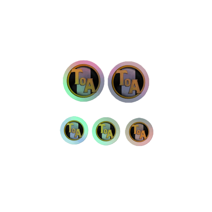 Tournament of Ages - Small Logo - Holo Sticker Sheet product image (1)