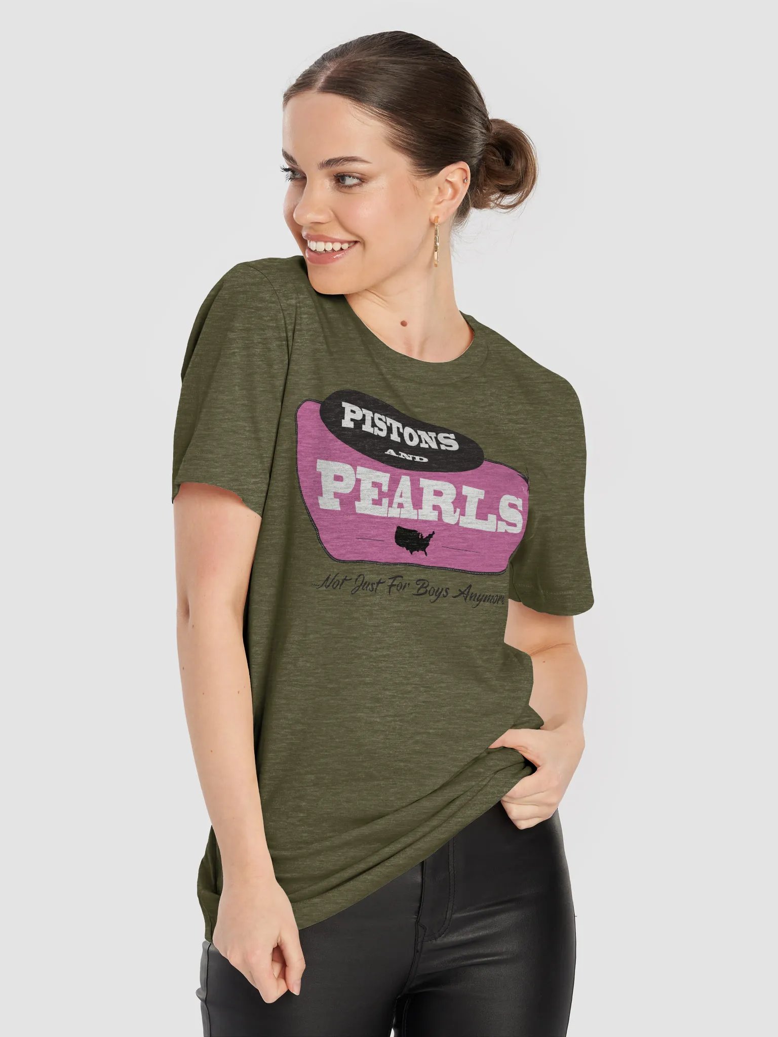Pistons and Pearls Logo T-Shirt product image (32)