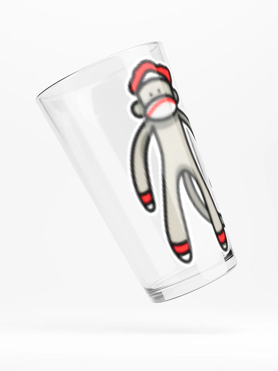 Sock Monkey Pint Glass product image (4)