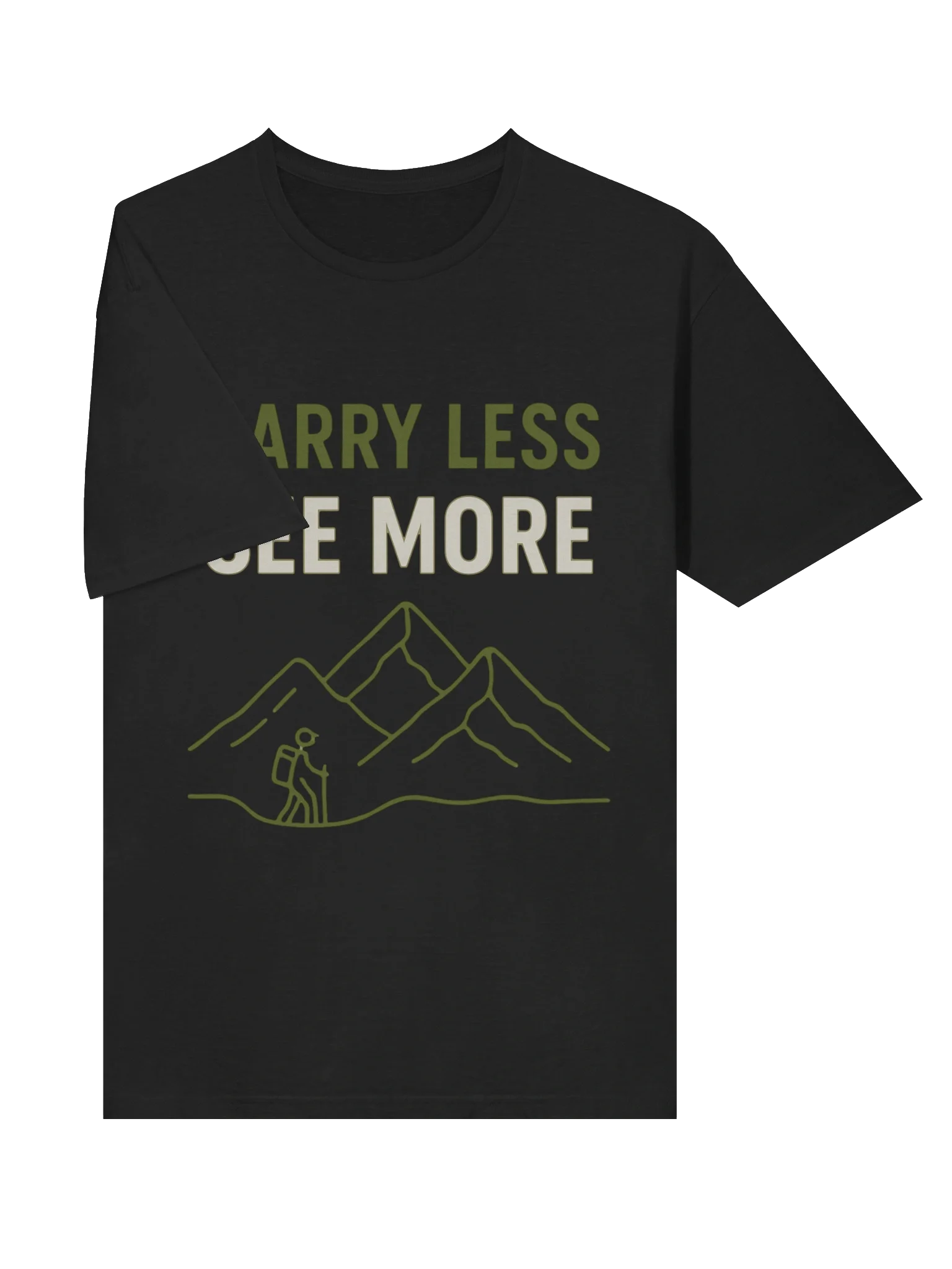 CARRY LESS, SEE MORE ULTRALIGHT BACKPACKING T-SHIRT product image (38)