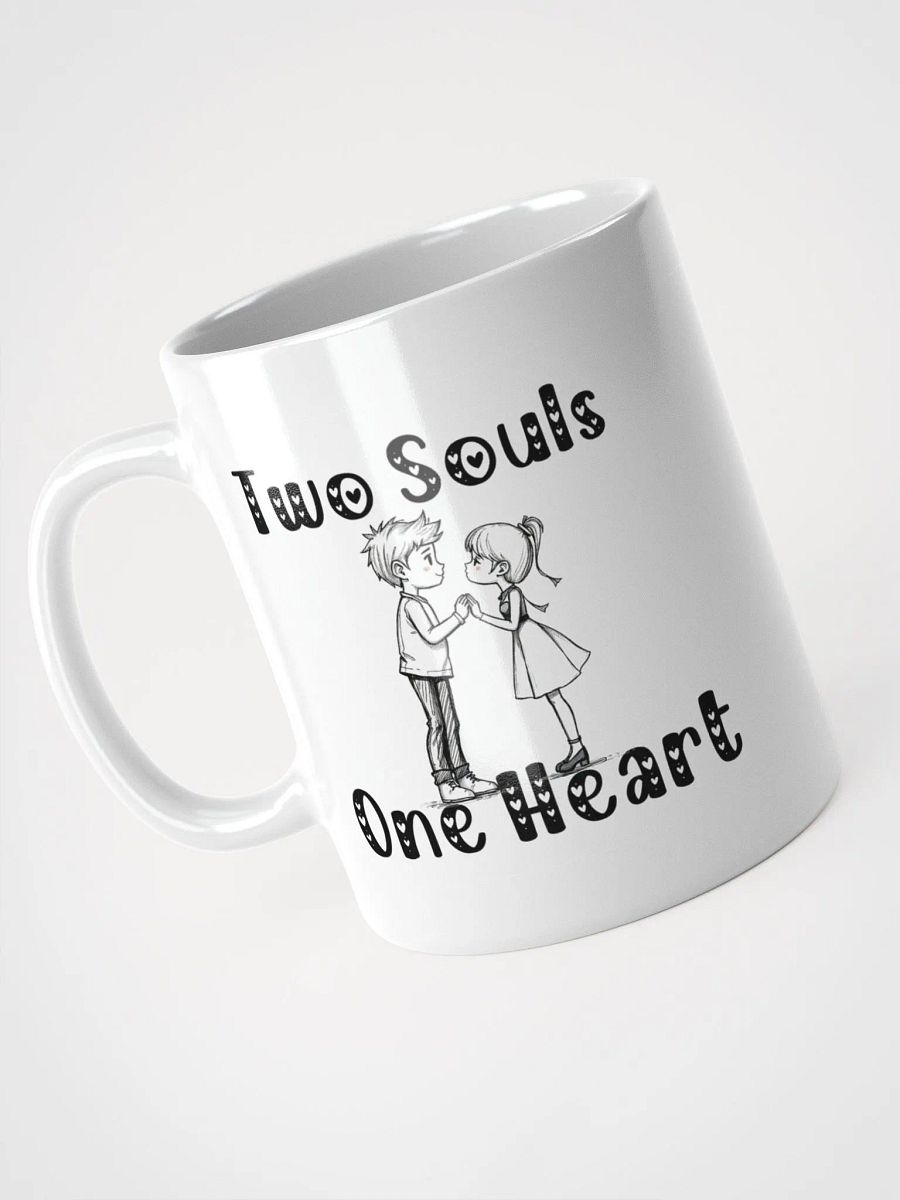 Two Souls One Heart White Glossy Mug product image (8)