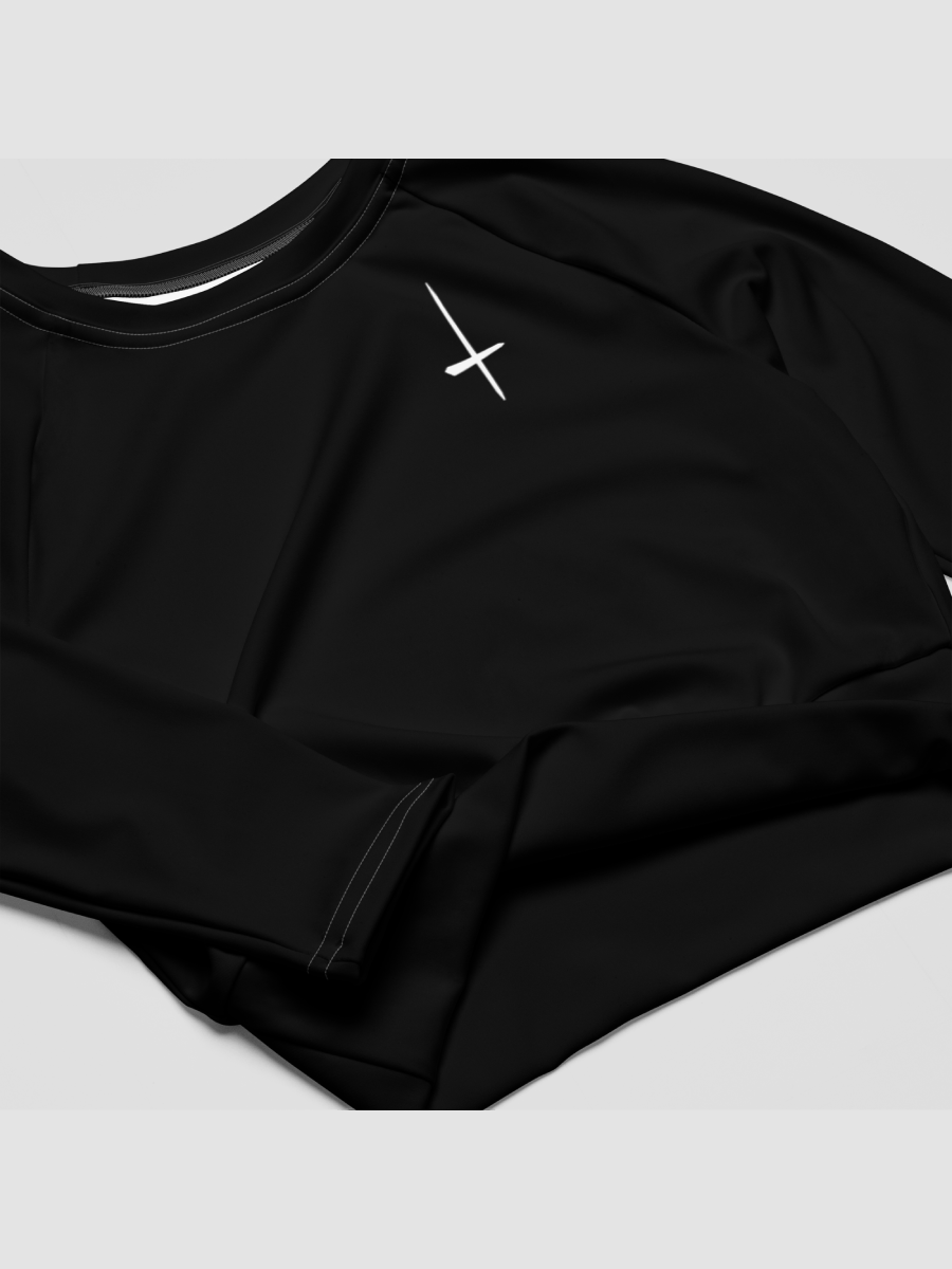 [Tobii] All-Over Print Recycled Long Sleeve Crop Top product image (3)