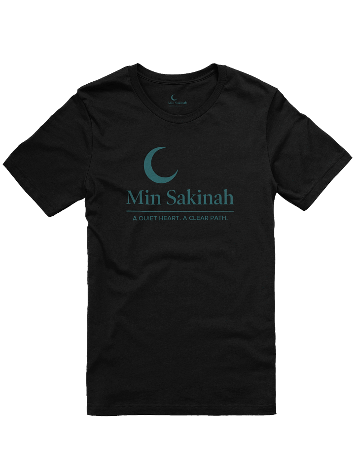 Min Sakinah Vision T-Shirt – Deep Teal Print product image (1)
