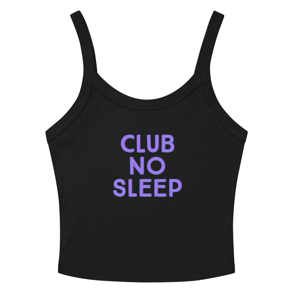 Club No Sleep - Micro Rib Tank Top product image (2)