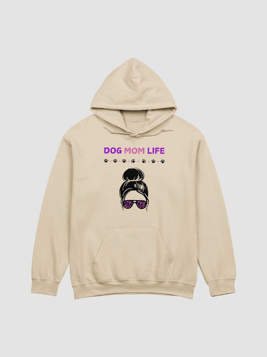 Dog Mom Life - Cool Lady in Cheetah Sunglasses Gildan Classic Hoodie product image (10)