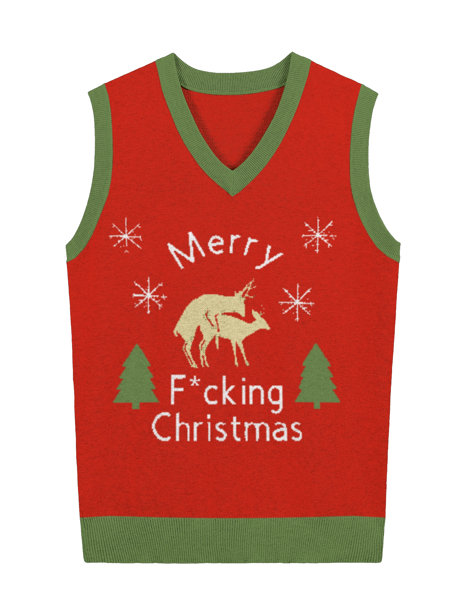 Merry XXX-mas Sweater Vest product image (1)