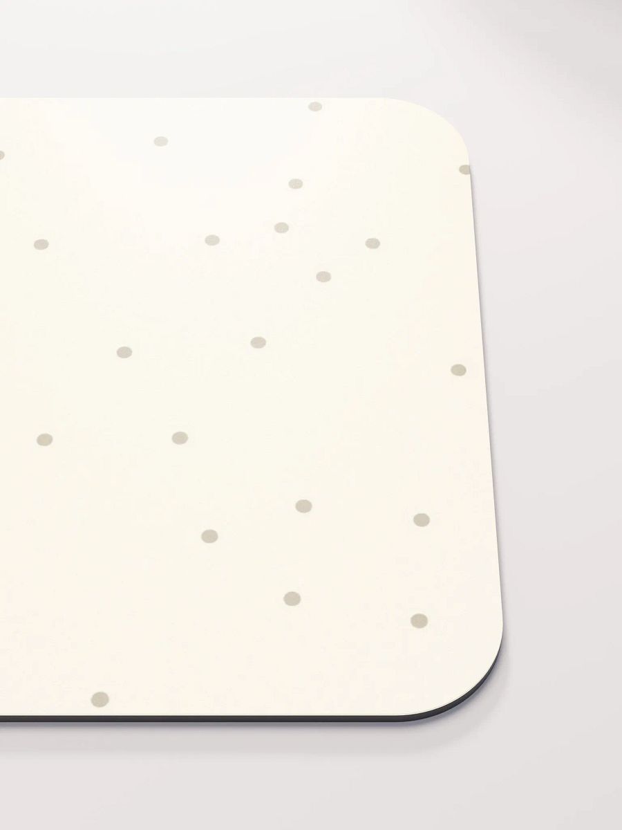 Beige Dot Bliss Mouse Pad product image (5)