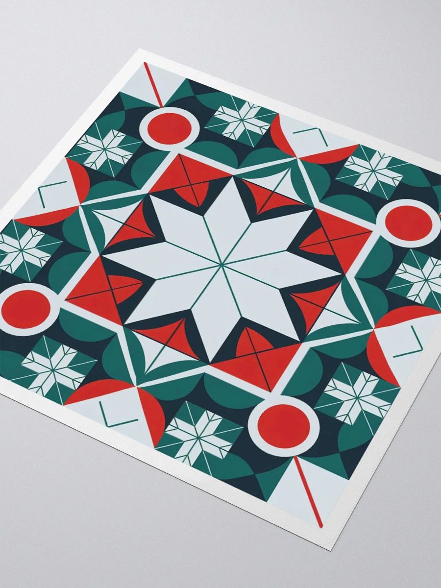 Kaleidoscope patterned Kiss Cut Stickers product image (12)