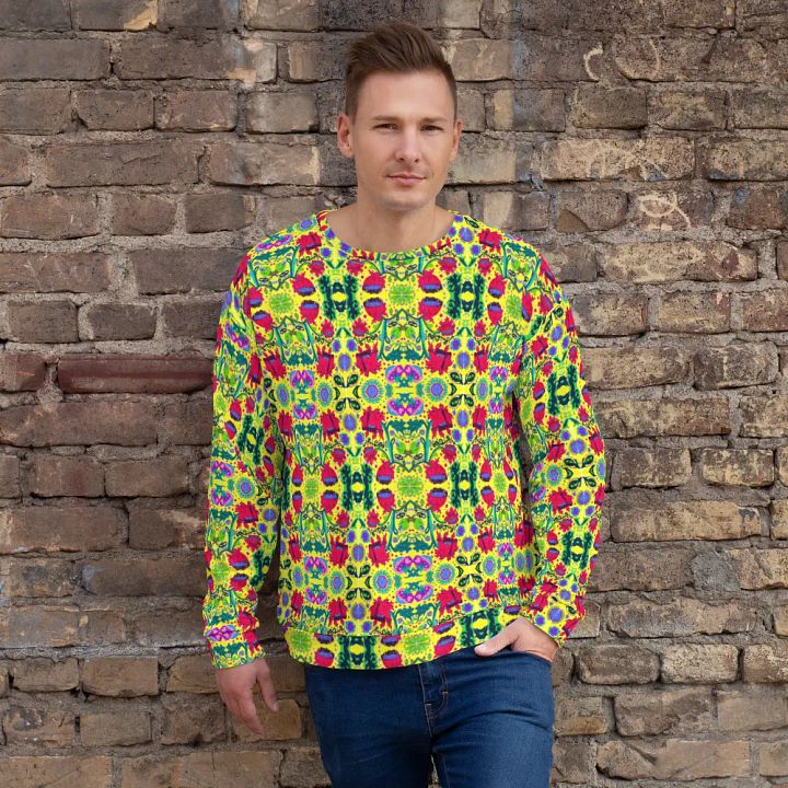 Abstract Poppy Flowers Unisex Sweatshirt product image (2)