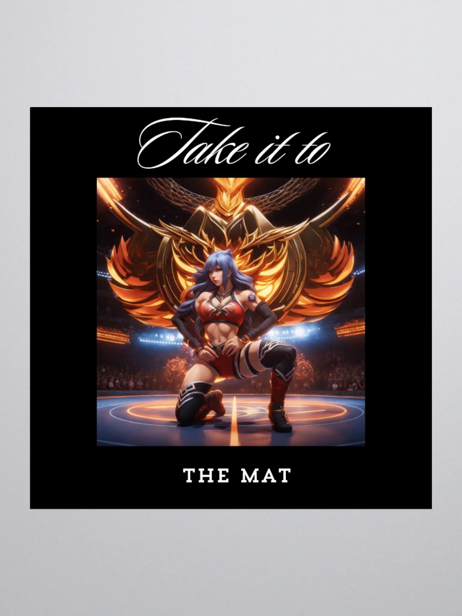 Take it to the mat sticker product image (3)
