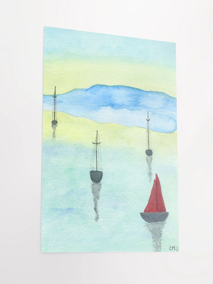 Boats: Watercolor Poster product image (2)