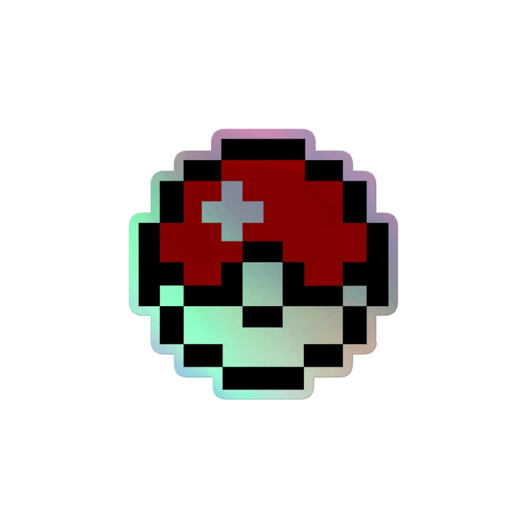 POKEBALL Holographic Sticker Sheet product image (2)
