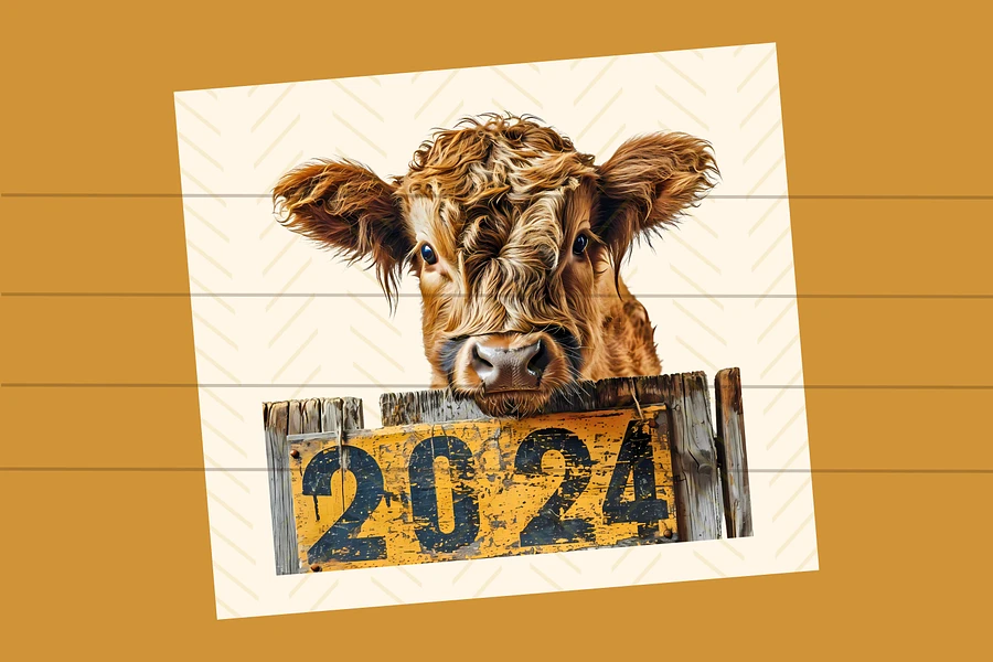 2024 Highland Cow Tumbler product image (3)
