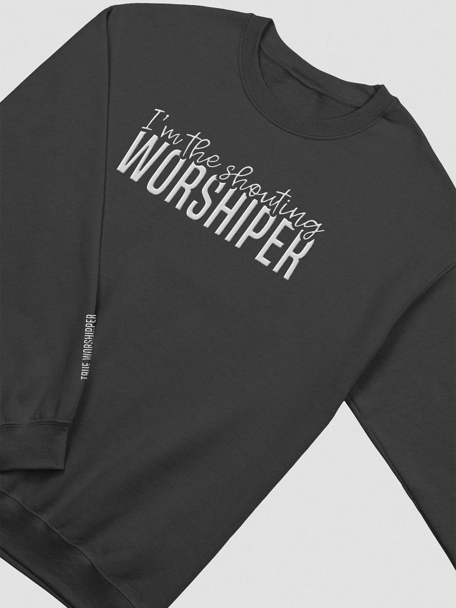 The Shouting Worshipper Embroidered Sweatshirt – True Worshipper Collection product image (23)