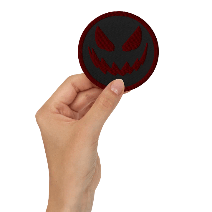 Sinister Grin Embroidered Patch product image (2)