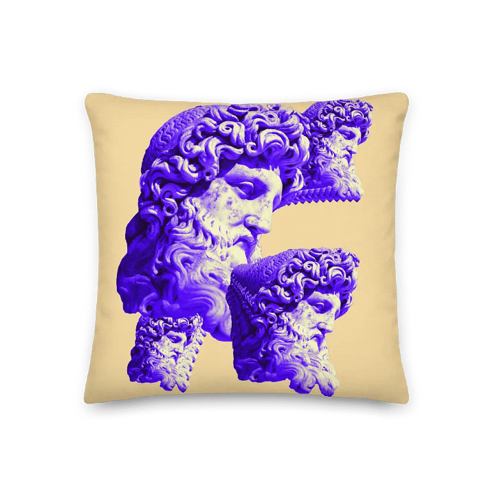 Zeus Glitch Premium Pillow product image (1)