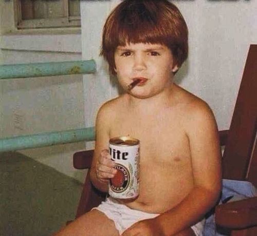 Smoking blunts before #runts - had to ask my mom to dig out one of my old pics for @adamill_  welp  #whaaaaat #mood #lostfilm