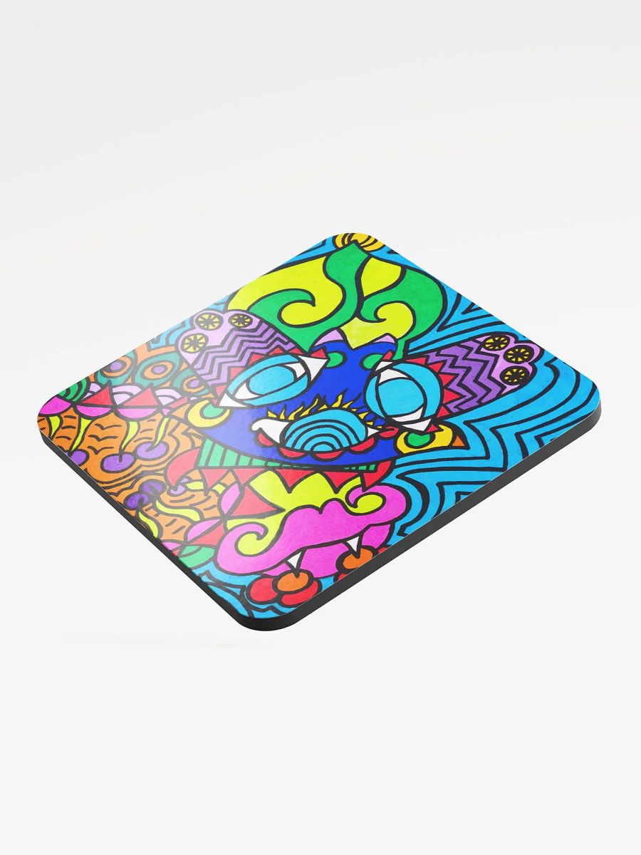 Vibrant Abstract Cork Coaster product image (3)
