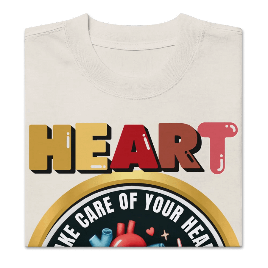 Heartbeat Emblem Oversized Tee product image (16)
