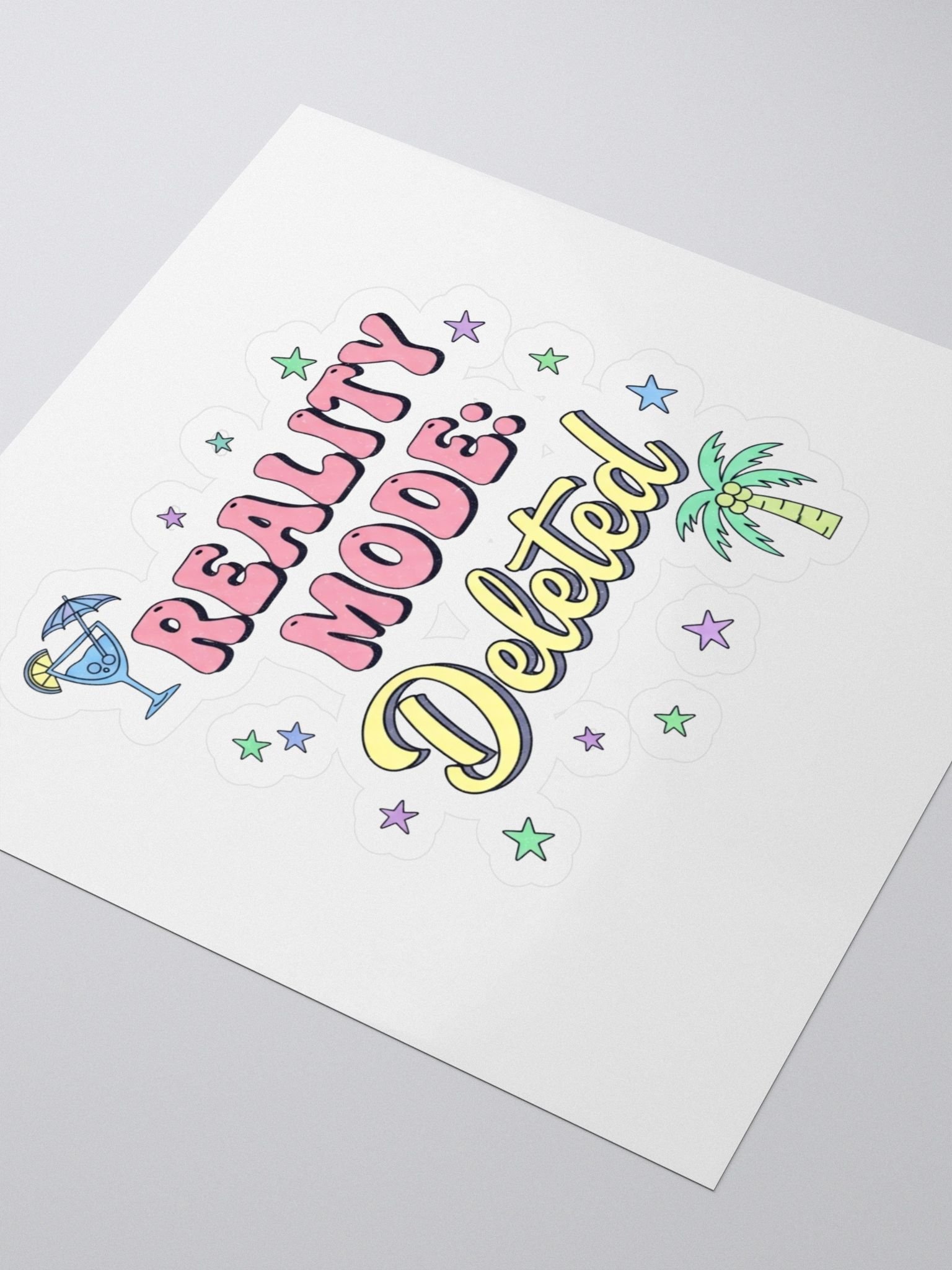 Vacation Mode Sticker – Reality Deleted Fun product image (3)